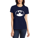 cute kawaii Totoro printing t shirts VS batman funny o-neck t-shirt harajuku Cartoon Top clothing Women 2017 summer short sleeve