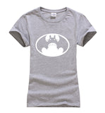 cute kawaii Totoro printing t shirts VS batman funny o-neck t-shirt harajuku Cartoon Top clothing Women 2017 summer short sleeve